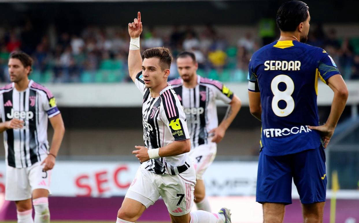 意甲大冷门！尤文图斯客场遭维罗纳逼平，孔塞桑表现惊艳未能带来胜利